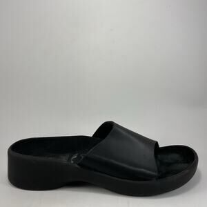 Birkenstock Tatami Slide Sandals Womens Size 40/ US 9-9.5 Narrow Wedge Black